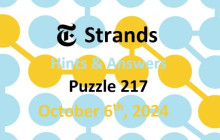 Strands NYT Answers Today: October 6, 2024 img