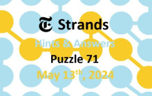 Strands NYT Answers Today: Monday, May 13