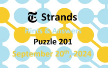 Strands NYT Answers Today: September 20, 2024 img